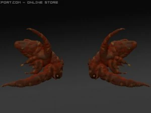 외계인 벼룩 3D 모델