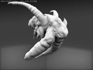 외계인 벼룩 3D 모델