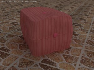 id50012 3 colour mini sofa Model 3D