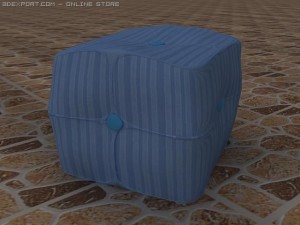 id50012 3 colour mini sofa Model 3D