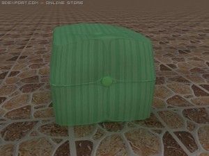 id50012 3 colour mini sofa Model 3D