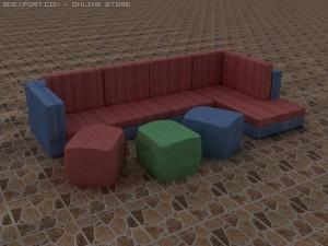 id50013 sofa n couch sets 3D 모델