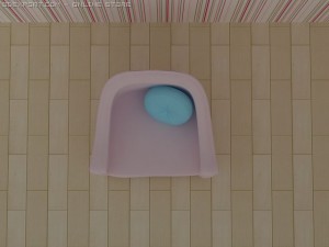 id50016 pink single sofa Modello 3D