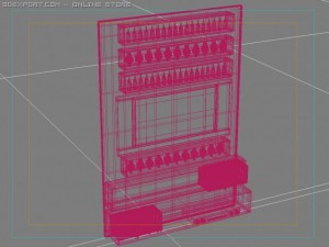 id50019 tvmount for living room 3D Модель