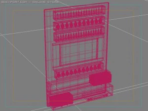 id50019 tvmount for living room 3D Model