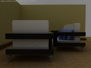id50022 arm chair clown furniture sets 3D Model