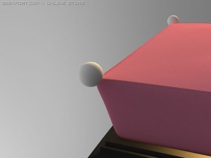 id50025 luxury foot couch 3D Model