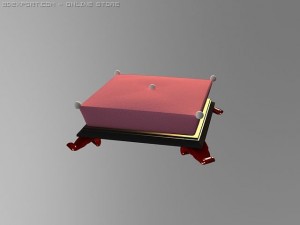 id50025 luxury foot couch 3D Model