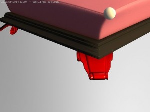 id50025 luxury foot couch 3D Model
