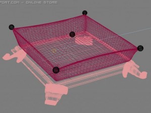 id50025 luxury foot couch 3D Model
