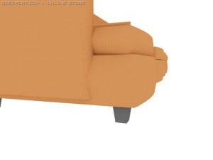 id50028 blown texture sofa 3D Model