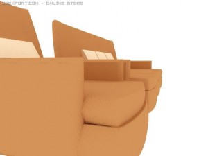 id50028 blown texture sofa 3D Model
