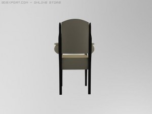 id50034 classic arm chair 3Dモデル