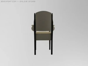 id50034 classic arm chair 3D Model