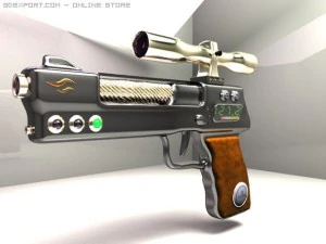 laser pistol 3D Model