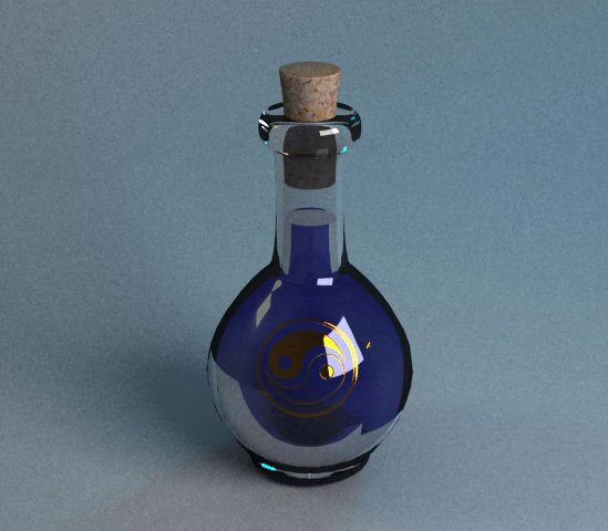 manna and hiling potions 3D Model .c4d .max .obj .3ds .fbx .stl .blend 