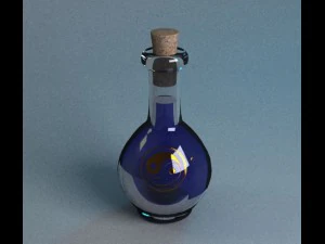 manna and hiling potions 3D Model