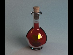 manna and hiling potions Modelo 3D