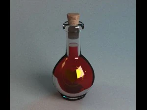 manna and hiling potions 3D Model