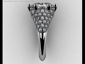solitaire ring demonstration 3D 模型