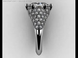 solitaire ring demonstration 3D Model