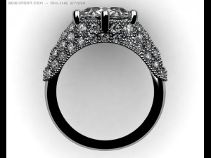 solitaire ring demonstration 3D 模型