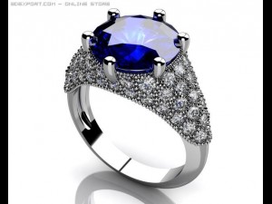 solitaire ring demonstration 3D 模型