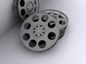 3d film reel model 3D Model