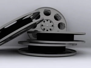 3d film reel model 3D Model