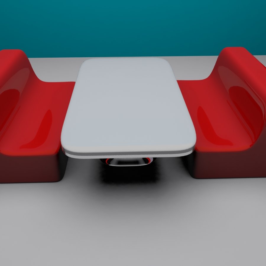 Seat table. Diner Seats.