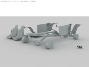 car parts 2 Modelo 3D