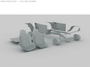 car parts 2 Modello 3D