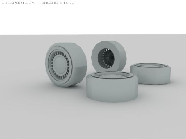 car parts 5 3D Модель .c4d .max .obj .3ds .fbx .stl .blend 