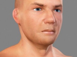 realistic male body 3D Модель