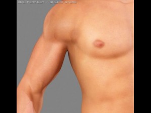 realistic male body 3D Модель