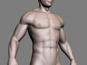male bodybuilder 3Dモデル