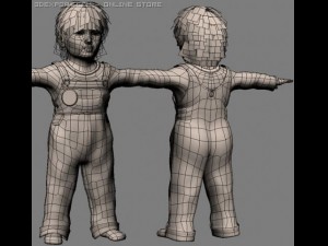 young boy 3D Модель