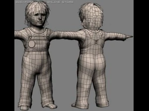 young boy 3D Model