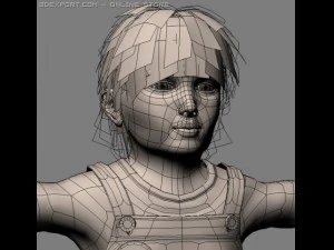 young boy 3D Model