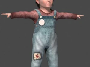 young boy 3D Model