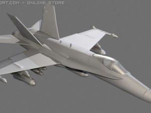 f18 airplane 3D Модель