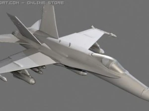 f18 airplane 3D Model