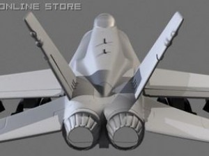 f18 airplane 3D Модель