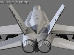 f18 airplane 3D Model