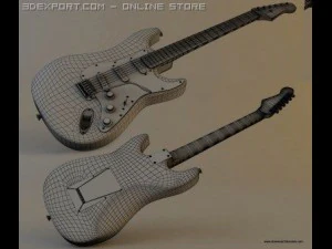 electric guitar 3D Model