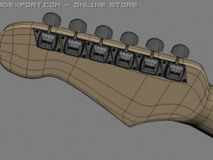 electric guitar 3D Модель
