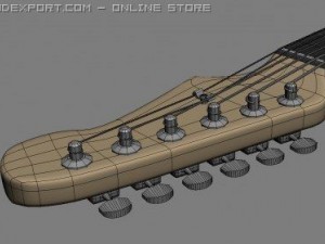 electric guitar 3D Модель