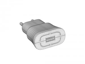 ac charger usb 01 3D Model