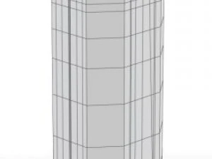 carton prisma aseptic 1000ml 3D Model