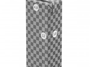 carton pack aseptic 3D Model